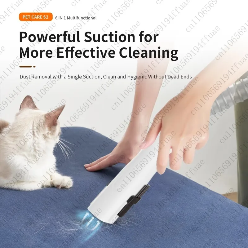 Hair Remover, Scissors, Trimmer, Brush Tool, Silent Pet Hair Grooming, Vacuum Cleaner Kit