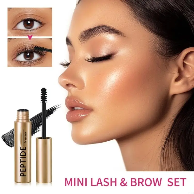 28TA Eyelash Enhancing Serums Brow Growth Serums with Mascara Set Mini Lash & Brow Set
