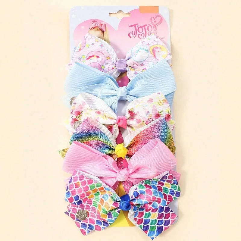 Cross-border hot-selling kidsren\'s hairpin big swallowtail floating corner streamer hairpin pure color cloth bow decorative h...