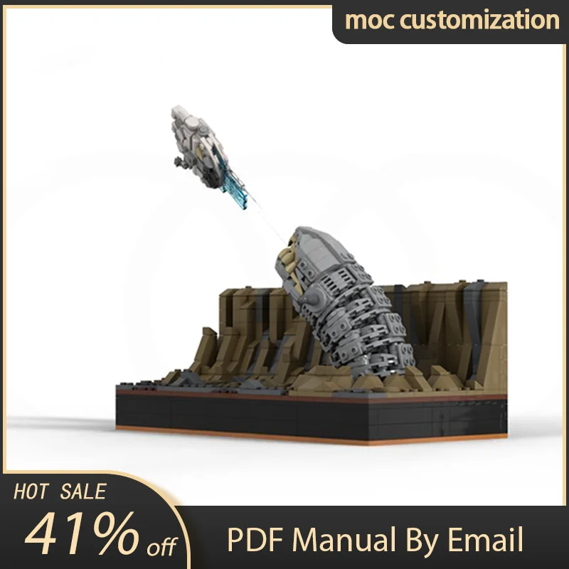 

843PCS Star Battle Micro Diorama : Asteroid Field Series PART Final Modular Model Moc Building Blocks Stacking Bricks Creative