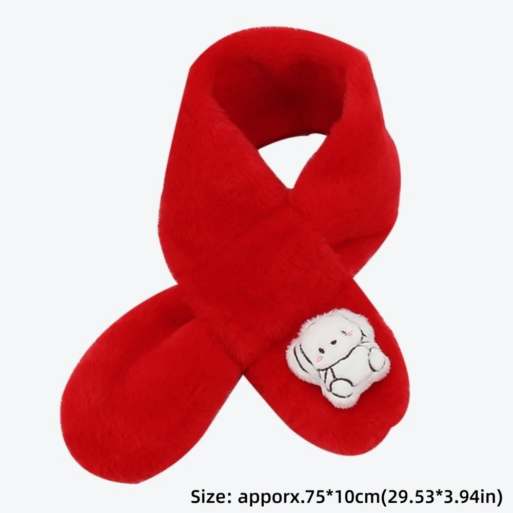 لطيف الكرتون الأطفال الشتاء وشاح سميكة الدافئة عبر وشاح للرقبة يندبروف لينة شال الأوشحة