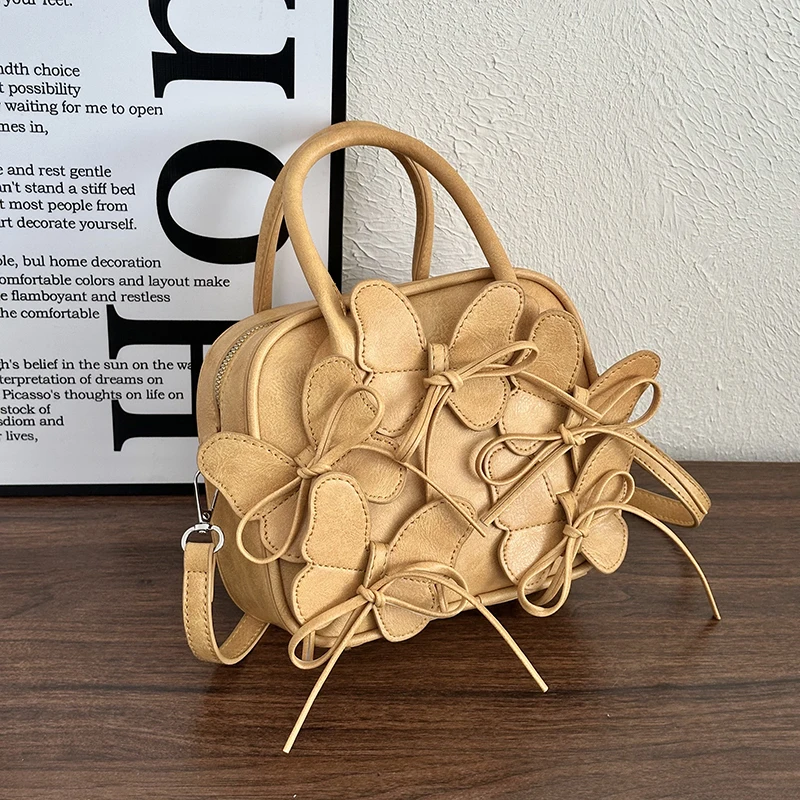 

Милая сумка-клатч с бабочками, модная женская сумка в корейском стиле Y2K, брендовая сумка с милым бантом, универсальная маленькая сумка через плечо для телефона