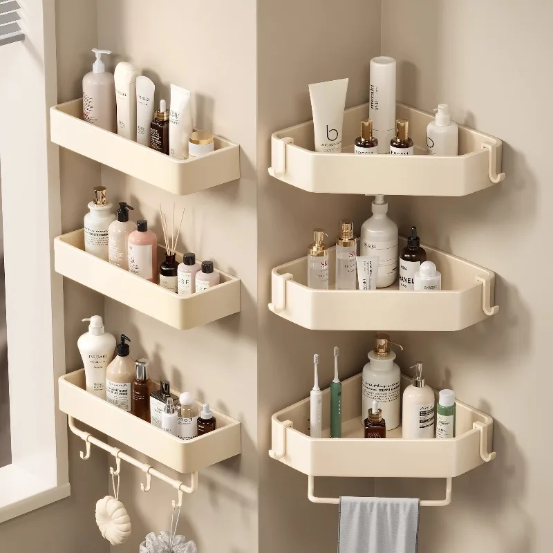 

Bathroom Toilet Shelf Toilet No punching storage Wall mounted toilet Triangular corner shelf