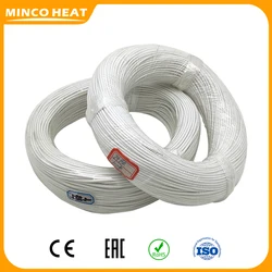 Minco Heat-Cables de calefacción mejorados para asiento de coche, manta de calefacción de goma de silicona, 5V, 12V, 24V, 36V, 48V