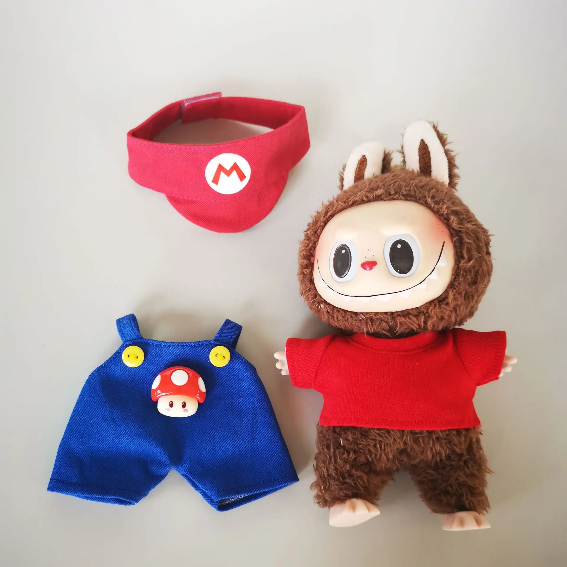 17 センチメートルラブブミニ人形服衣装帽子服靴ラブブ II 人形アクセサリー栽培座りパーティーゲームおもちゃ