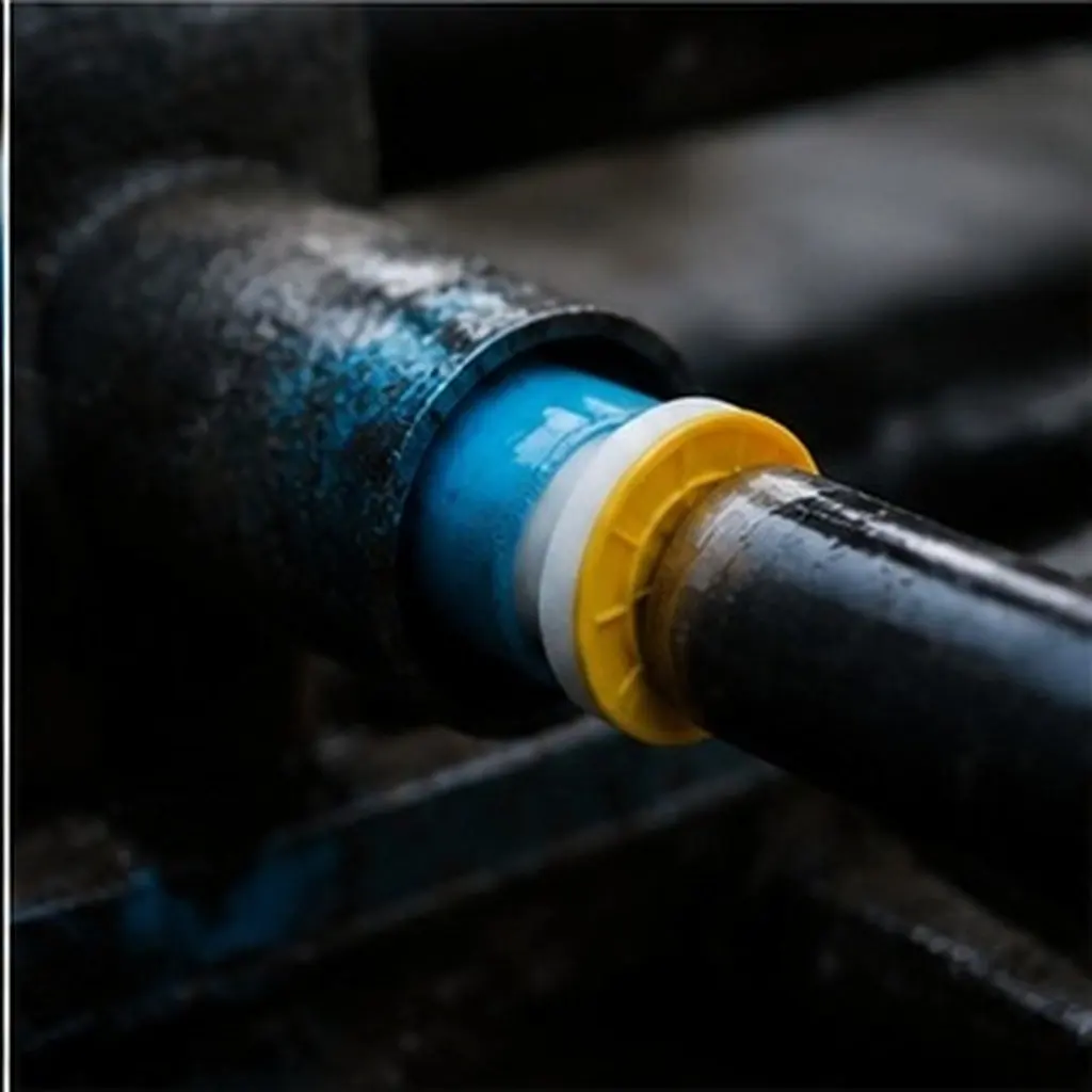 Pipe Paint Brush Head Sponge Roller Efficient Cleaning Painting Fire Gas Water Pipes Scaffolding Smooth Application Tool