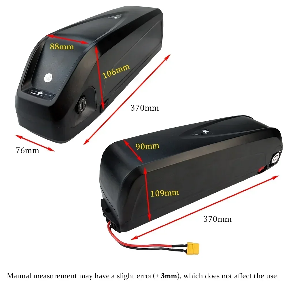 

Hailong 36V 40Ah 50Ah 60Ah 18650 Battery for Bafang BBS02 BBS03 BBSHD Motor Hailong Battery 36V Hailong