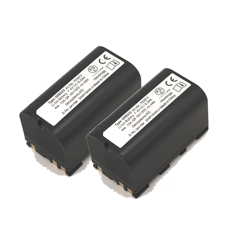 

2 шт. аккумулятор GEB222, совместимый с инструментами Leic All System 1200 и лазерами Piper 100/200 — совершенно новый и высокое качество