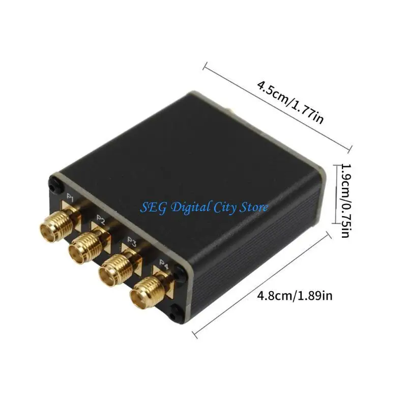 U75B 1 Input 4 Output Splitter Box for RF Radio Antenna GPSDO Splitter