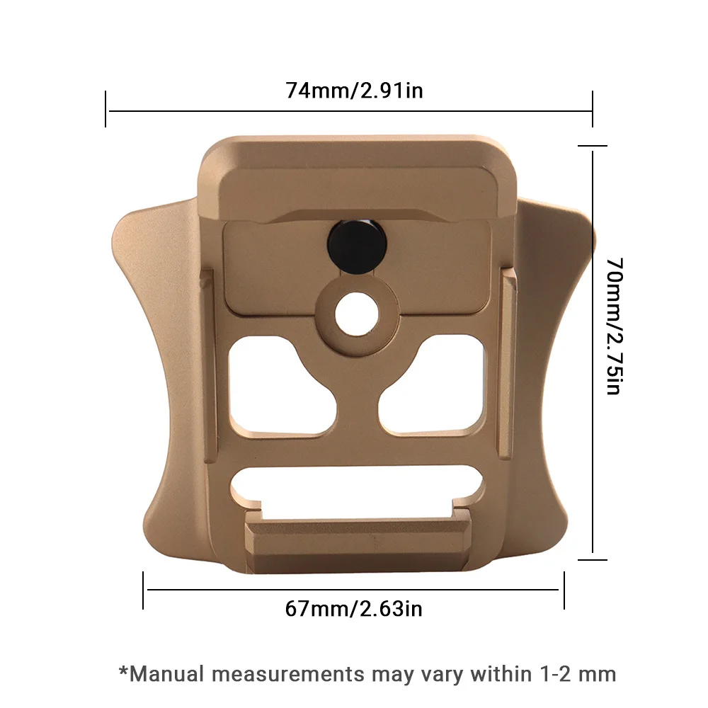 

PPT Nvg Mount Base Night Vision Device Mount for Hunting Outdoor Activities gs24-0270