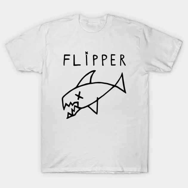 

Flipper Dead Fish Unisex 100% Cotton Tee Made in Australia S - 3XL