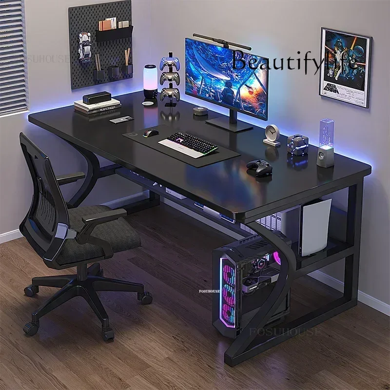 Nordic Artificial Board Computer Desks Office Furniture Minimalist Home Student Study Reading Desk Bedroom Desktop Gaming Desk Z