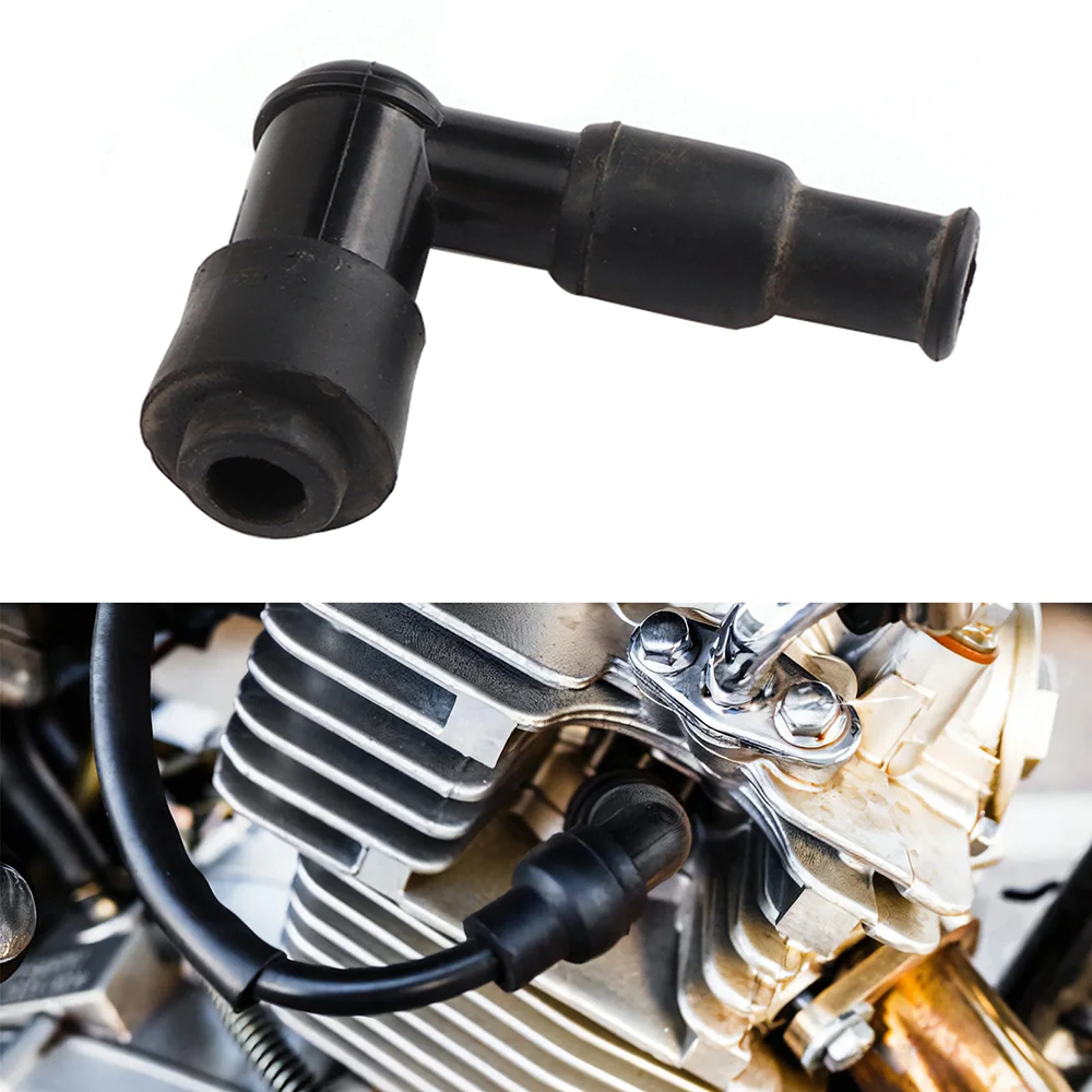 

Universal Motorcycle Ignition Spark Plug Cap Waterproof Straddle Type Connector for Moped Scooter Dirt Bike Cub Underbone
