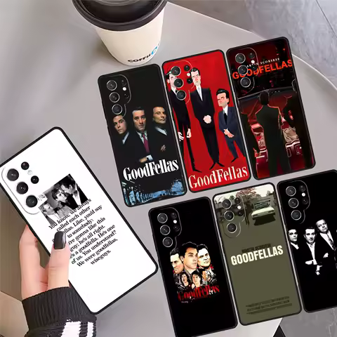 Movie Goodfellas Phone Case Cover For Samsung Galaxy S24 Ultra 23 S22 Plus S21 FE S20 S8 S9 S10 Note 10 Pro Note 20