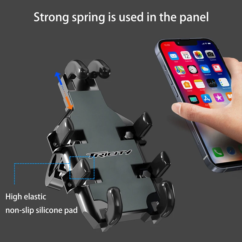 For Yamaha Tricity 300 125 155 2019 2020 2021 2022 2023 Accessories Motorcycle Handlebar Mobile Phone Holder GPS Stand Bracket