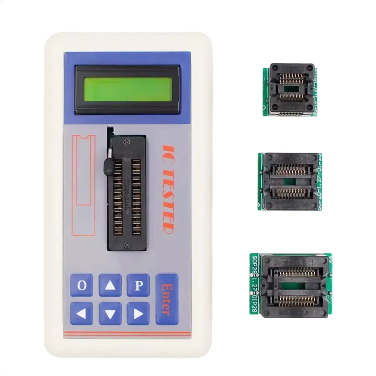 A72U Integrated Circuit IC Tester Ic Tester Multi-Functional Transistor Integrated Circuit IC Tester with Burn-in Sockets