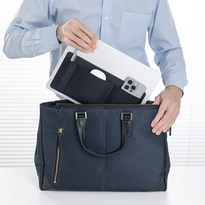 Japan SANWA Portable Laptop Paste Storage Bag Digital Accessories Integrated Accompanying Sundries Bag Office cd case