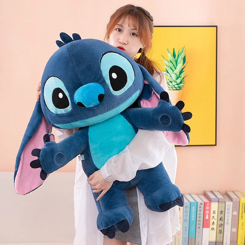 30/60cm Lilo e Ponto Disney Brinquedos De Pelúcia Postura Em Pé Kawaii Pixar Anime Bonecas De Pelúcia Stich Presente Recheado Macio para Crianças