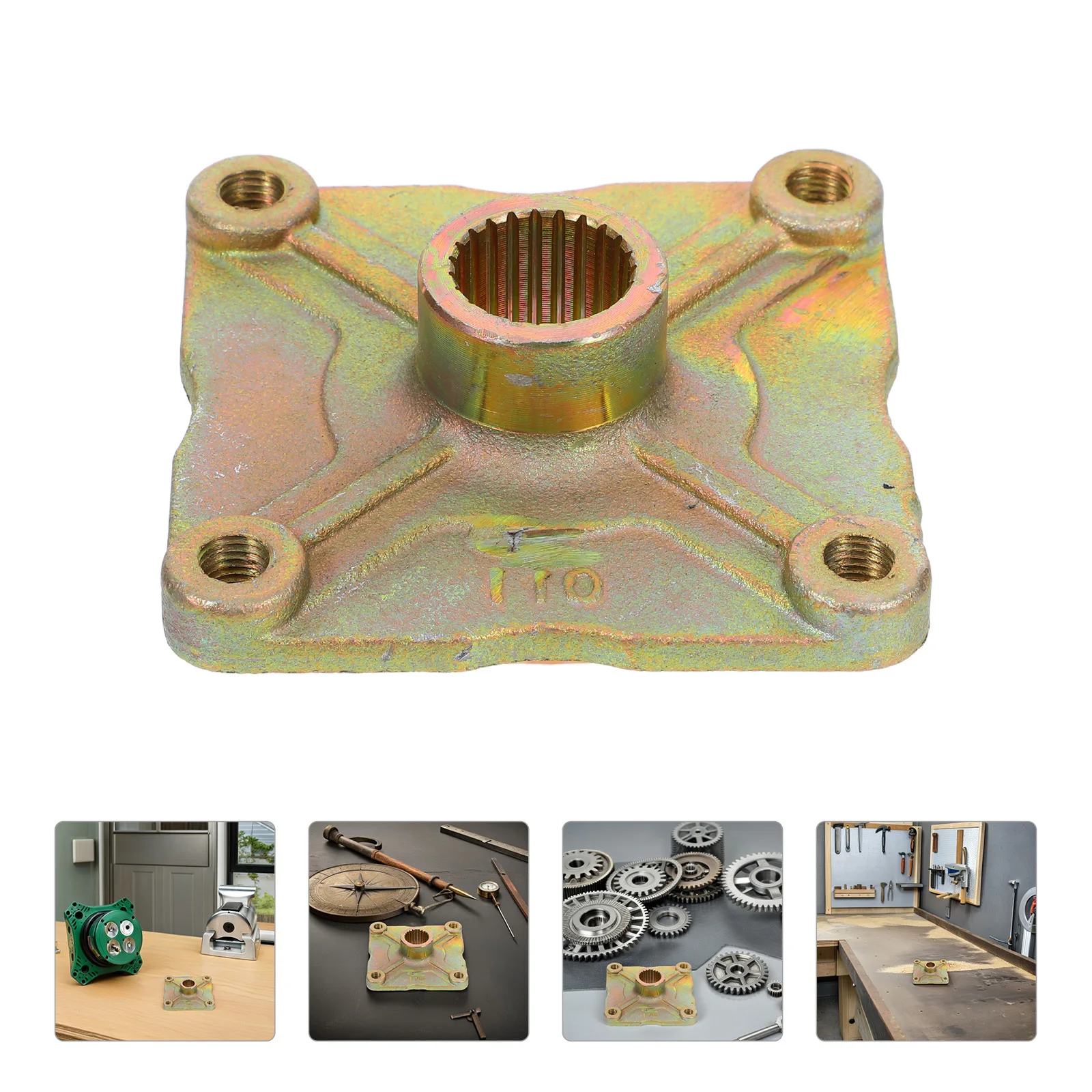 

4-Hole Wheel Hub Flange Rotary Body 23-Tooth Axle Hub Replacement for Atv Go-Kart Rear Axle Spline Adapter Racing Parts