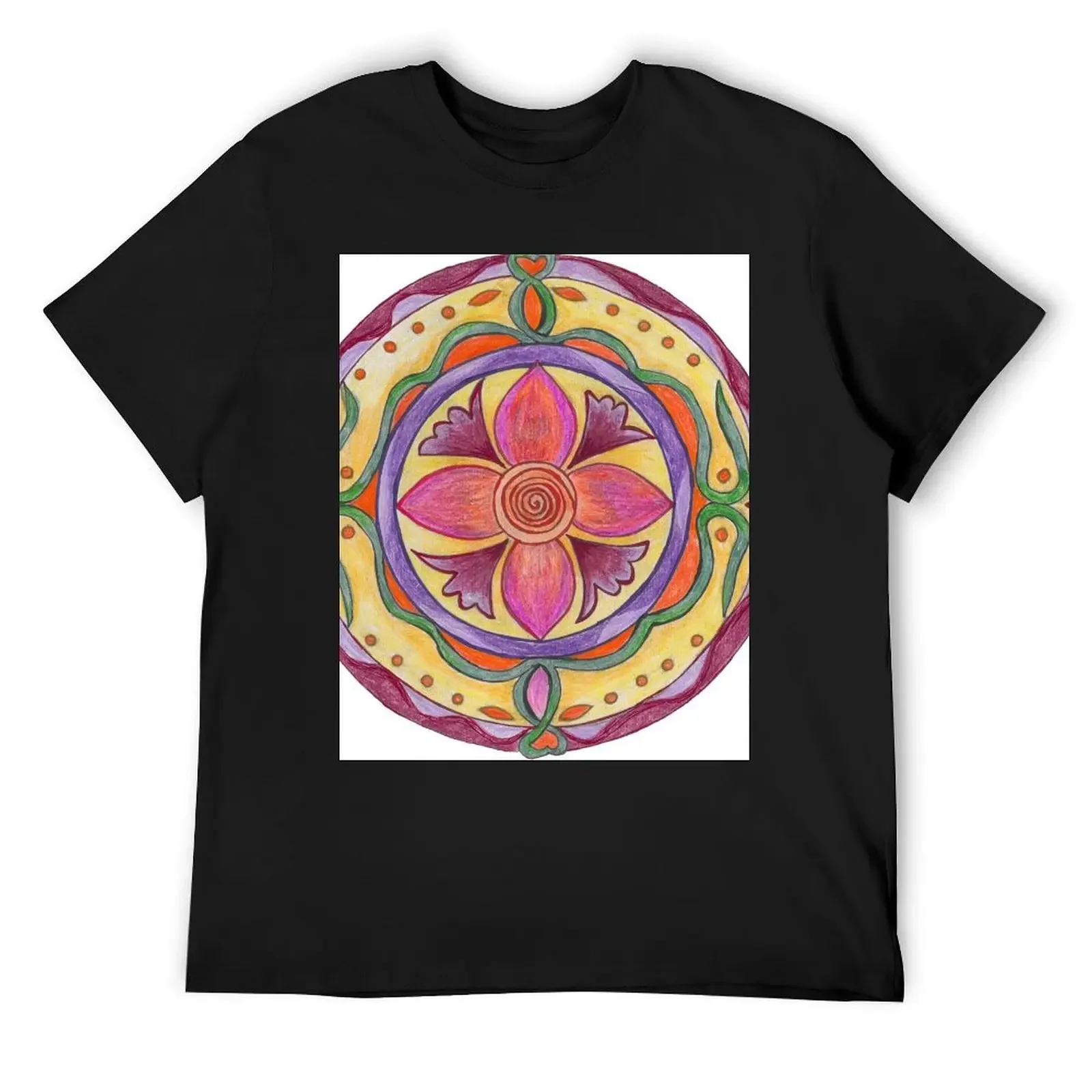 

Medieval Mandala T-Shirt customs design your own cute clothes mens t shirts top quality