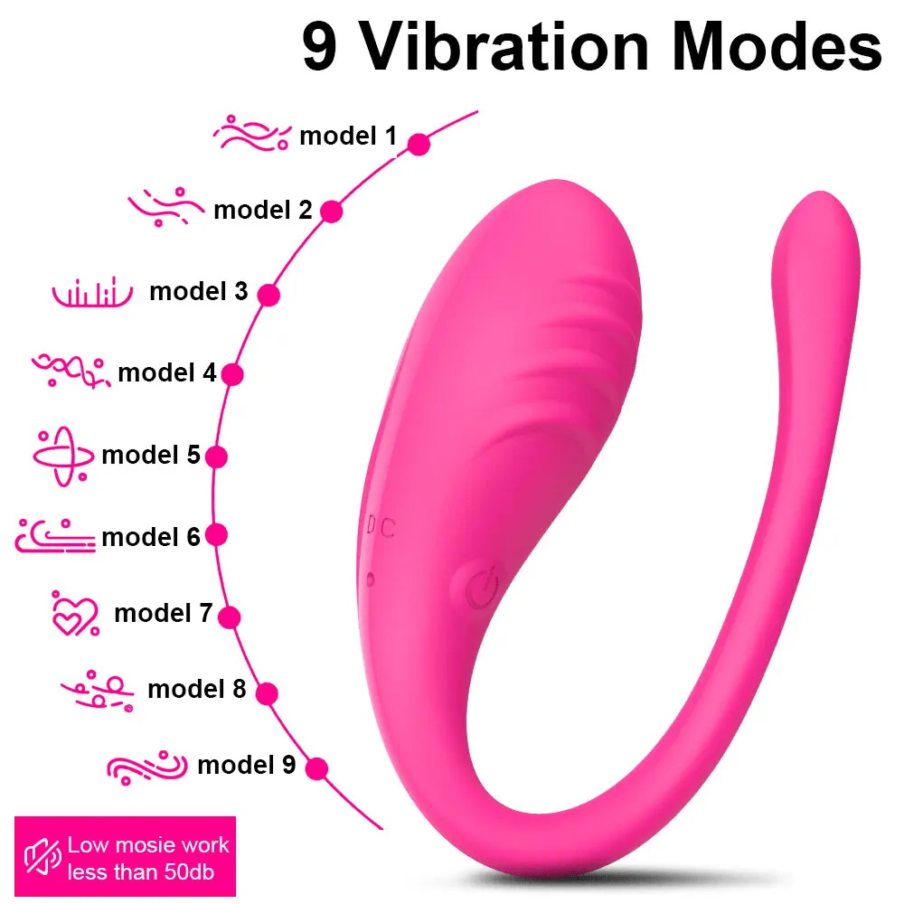 APP Remote Control G-spot Panty Vibrator Wearable Rechargerable Adult Sex Toys 9 Vibrations for Women and Couple