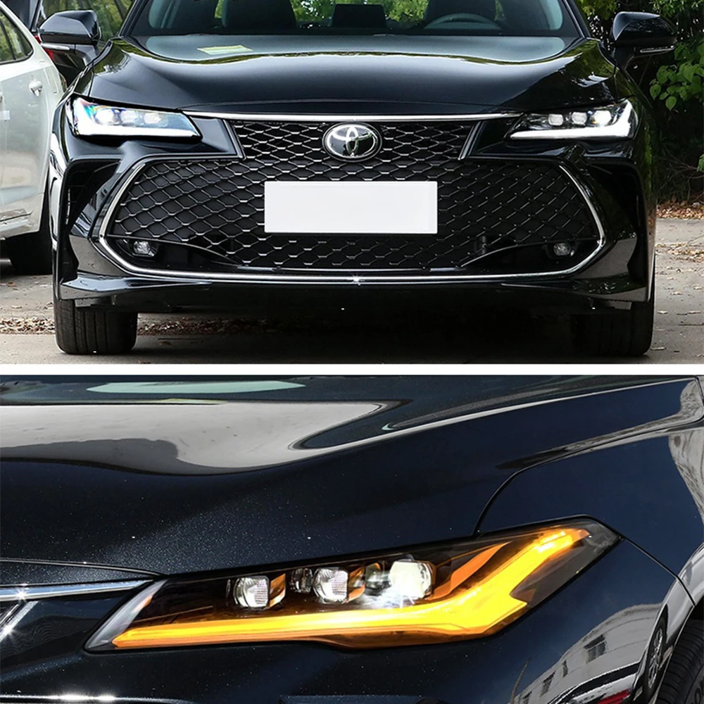 

Для Toyota Avalon 2019-2024 автоматическая фара в сборе, обновленный стиль, светодиодный объектив проектора, инструмент Plug-and-Play