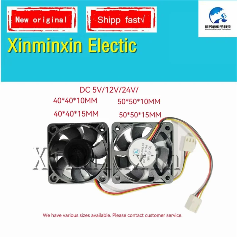 1 Buah/Lot Kipas Pendingin DC Baru Menawarkan Pilihan Tegangan 7015MM 5V/12V/24V dan Berbagai Ukuran, dengan untuk Komputer, Industri Co