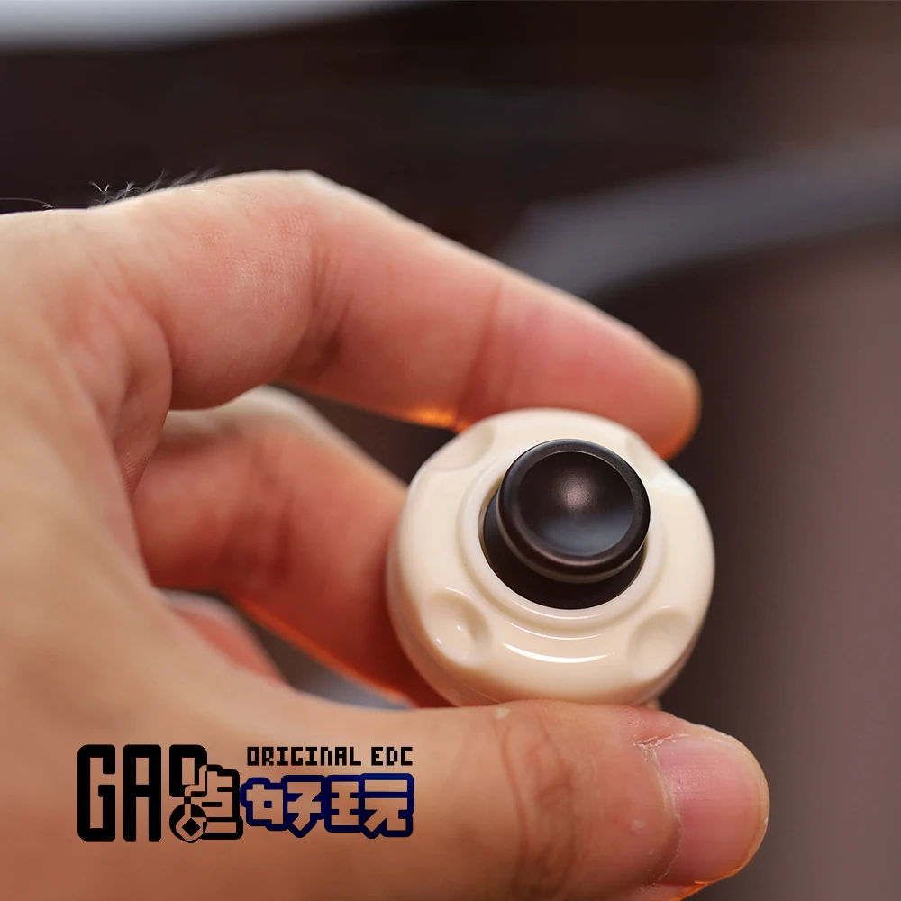 Nuevos plásticos escala de dimensión levitación magnética Fidget Spinner adulto EDC Fidget juguete mano Spinner Push Slider juguetes para aliviar el estrés