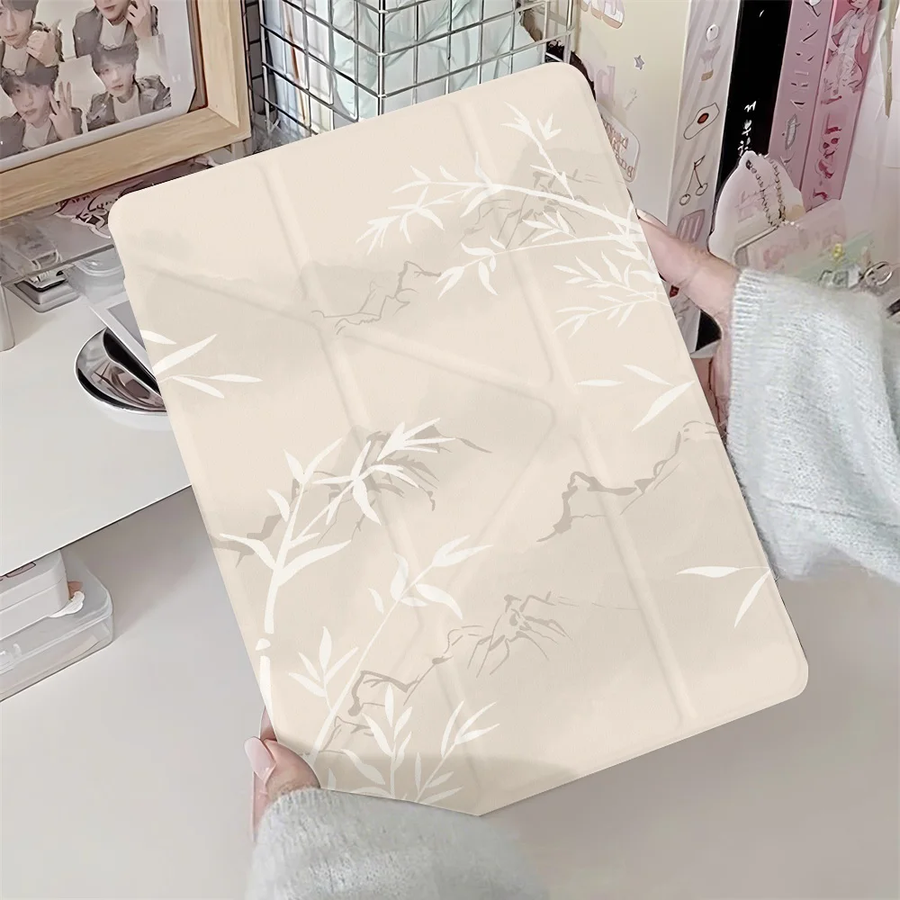 

For iPad Pro 11 12.9 13 inch M2 M3 2025 A16 11th 10th Generation 10.9 Air 5 4 9th 8th 7th 10.2 Mini 6 Smart Case With Pen Holder