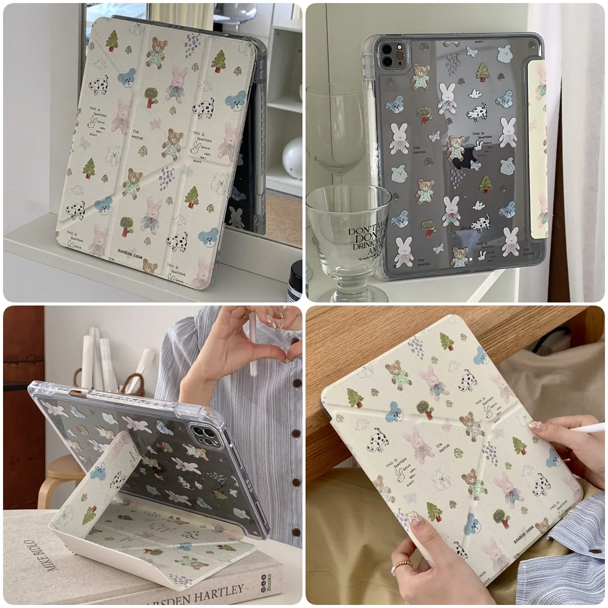 

Cute little rabbit For iPad 2024 Pro 11 12.9 13 case 10.2 9.7 5th 6th 7th 8th 9th 2022 10th Generation Case Air 3 4 5 6 13 Cover