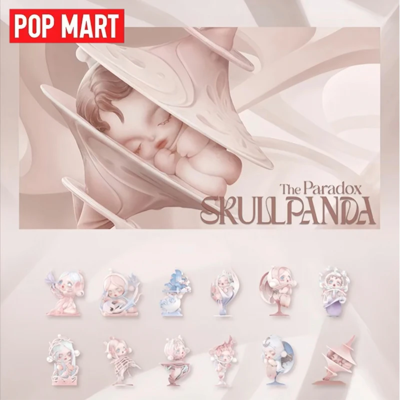 

POPMART SKULLPANDA The Paradox Series Blind Box Guess Bag Mystery Box Toys Doll Cute Anime Figure Desktop Ornaments Gift