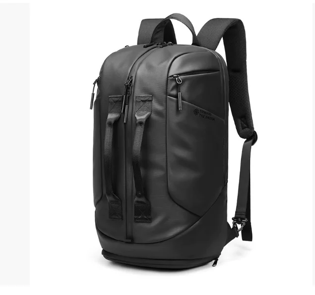 

2025 New Large Capacity Barrel Backpack Men Waterproof Oxford Short Trip Travel Backpack Men Outdoor Travel Laptop Backpack Bag