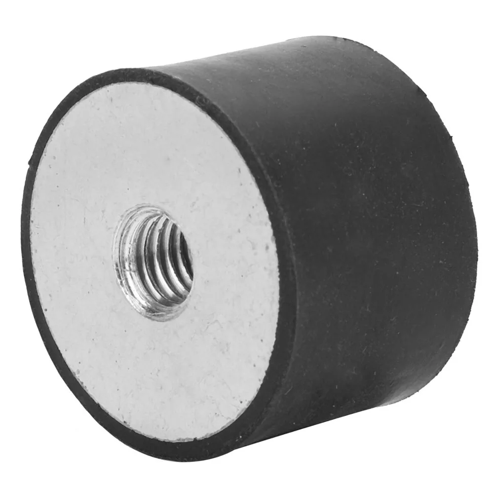 Amortiguador de goma para compresor de aire, bloque silencioso, amortiguador de vibración, almohadilla antivibración DD30 * 20mm M8, 4 Uds.
