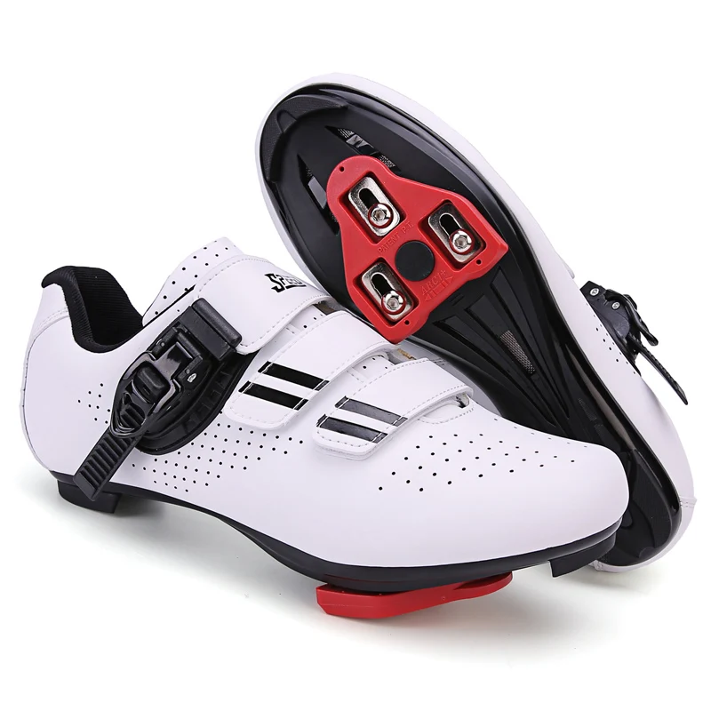 

Cycling Sneaker MTB Men Sport Road Bike Boots Flat Racing Speed Sneakers Trail Mountain Bicycle Footwear Spd Pedal Cycling Shoe