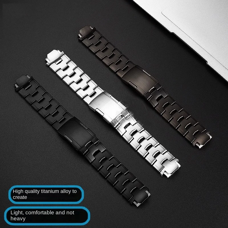 High Quality Titanium Alloy Watch Strap For Tissot T-race T111.417 Cycling racing special Watchband 18mm With Men's Watch Chain