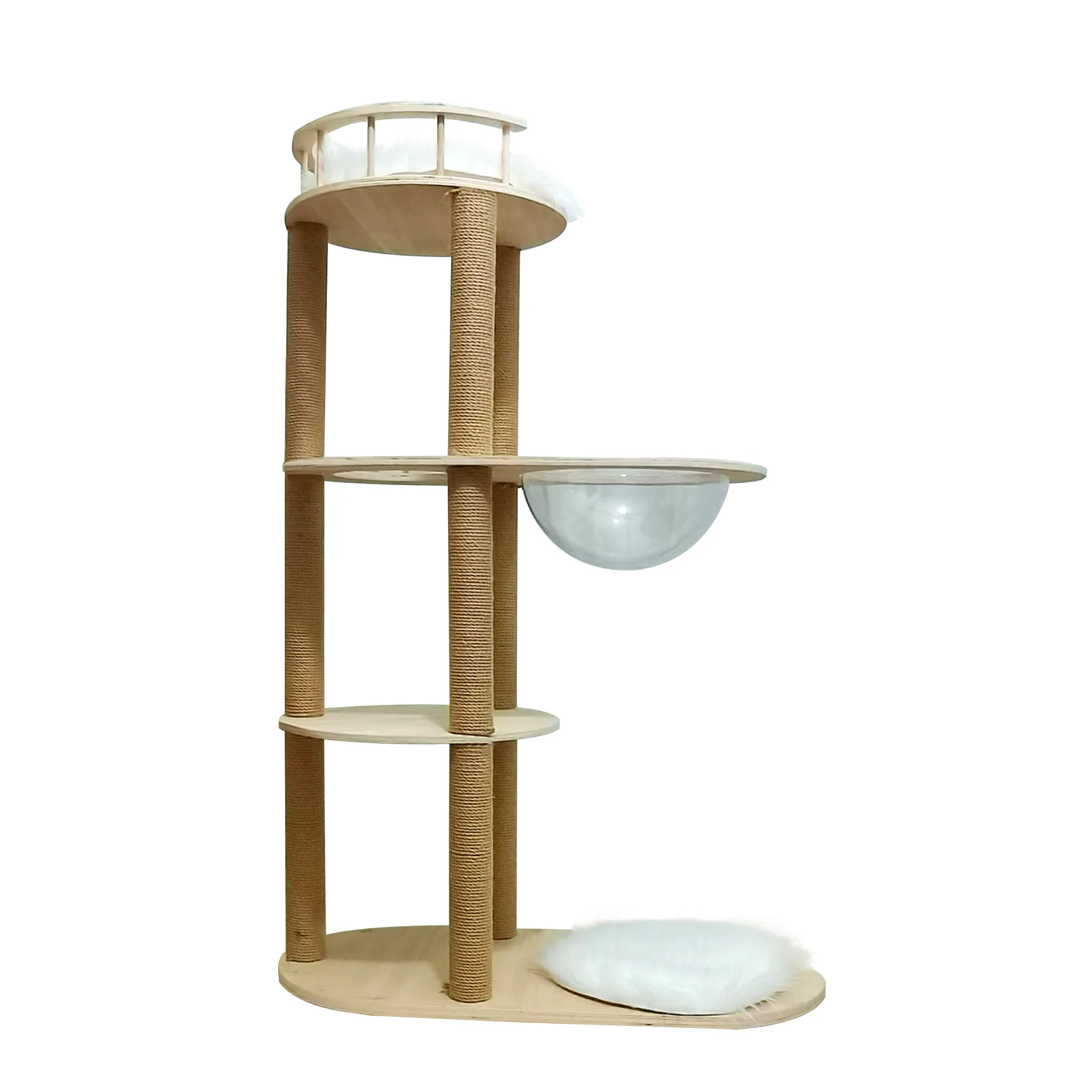 

Minimalist, cat climbing frame, space capsule, solid wood Internet celebrity cat climbing frame