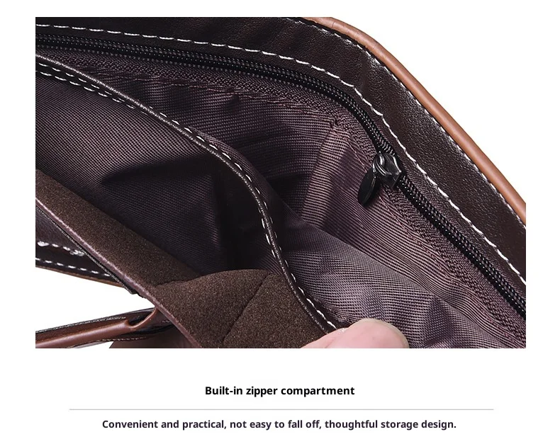 Neues Design Multi-Kartenfach Leder-Geldbörse für Herren Handgewebte Modische Einfache Ultradünne Münzbörse – Detail 8