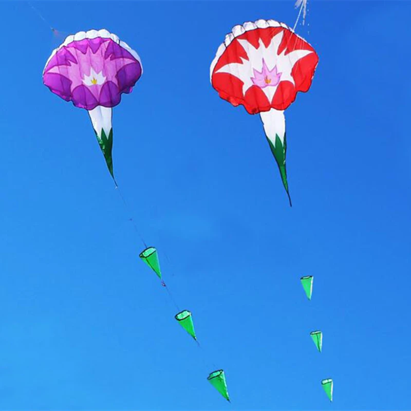 

free shipping morning glory soft kite flying toy cerf volant adulte kites for kids kite surf vlieger weifang kite wholesale new