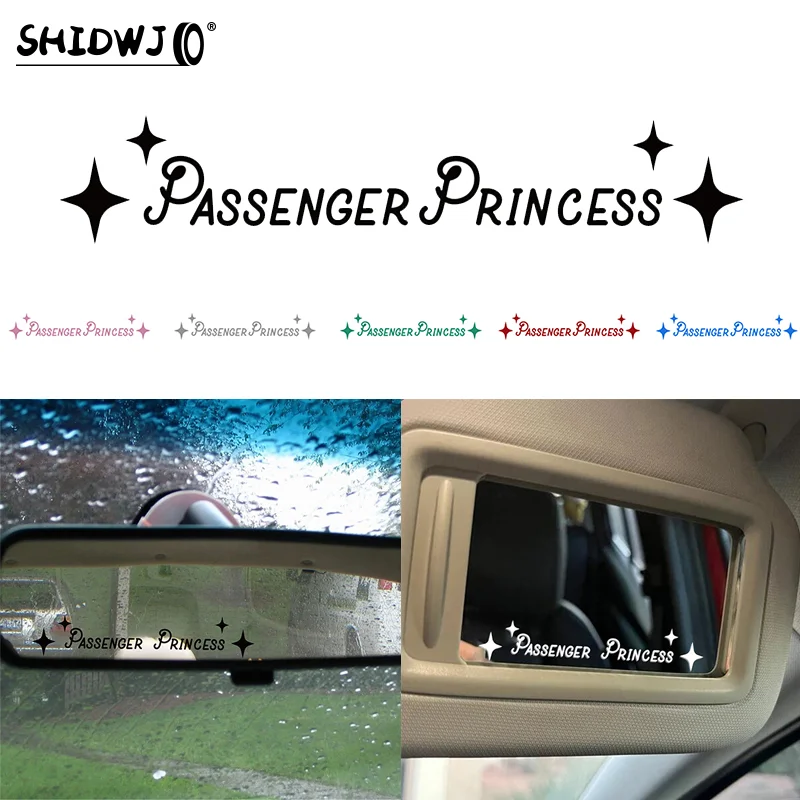 

1PC Creative Passenger Princess Mirror Car Decal Cute Car Vinyl Funny Art Sticker Decals Decoration Auto Interior Accessories