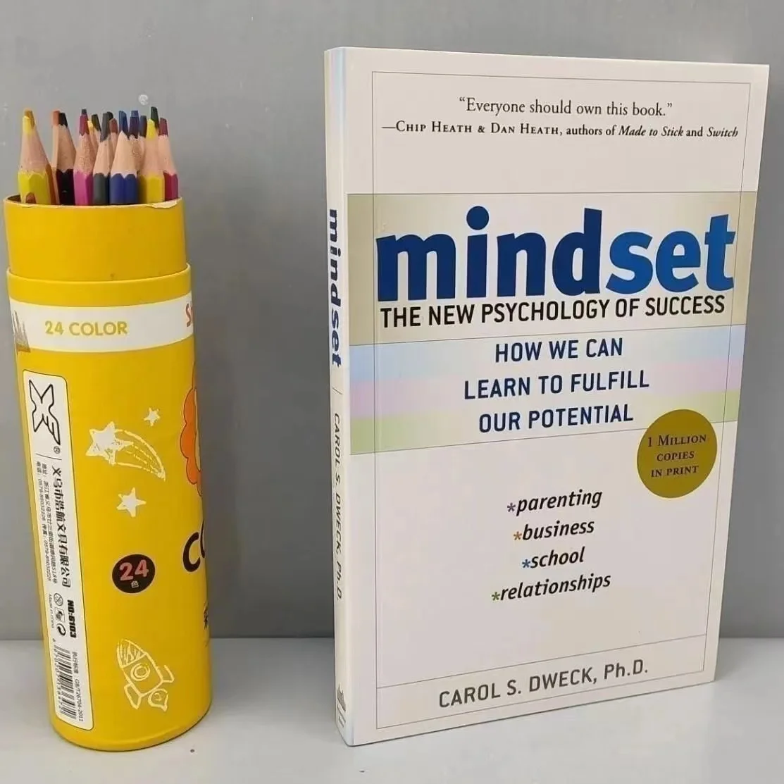 

Mindset The New Psychology Of Success English Book by Carol S. Dweck Foreign Literature Inspirational Book