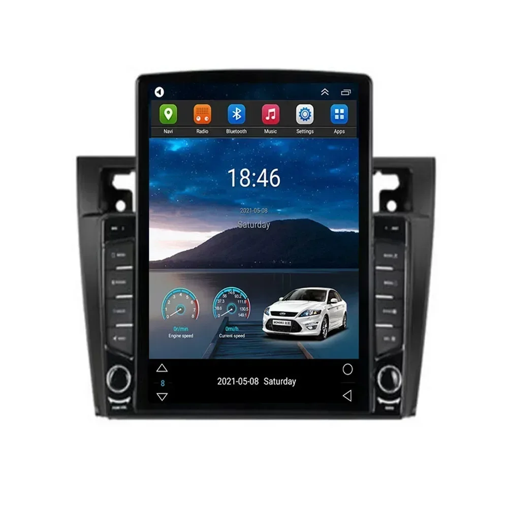 For Tesla Style 2Din Android 13 Car Radio For Ford Fiesta Mk VI 5 Mk5 2002-08 Multimedia Video Player GPS Stereo Carplay DSP RDS