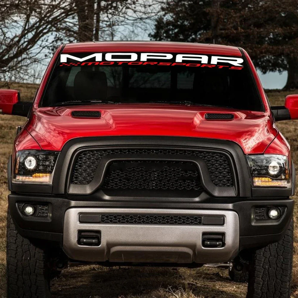 MOPAR Motorsport Pickup Car Windshield Sticker For Dodge RAM 1500 2500 Rebel TRX Truck Vinyl Decal Auto Decoration Accessories ﻿ view 3