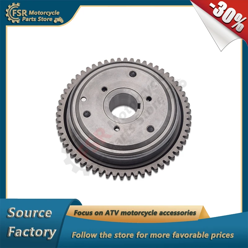 

Starter Overrunning Clutch Assembly,Fits 200cc ATV Loncin Lx200-M Kayo Au200 Bashan200-7 Whs200,Quad parts