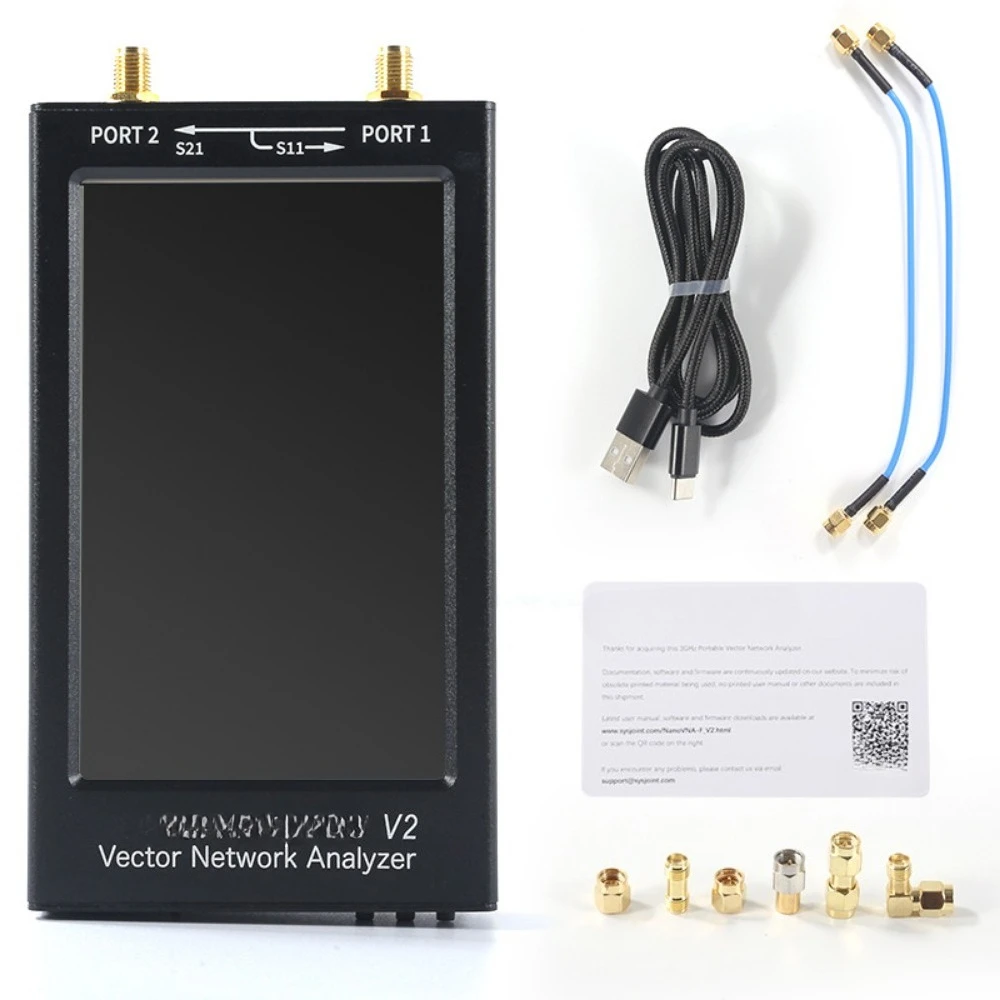 4.3 Inch  V2 S-A-A-2 Vector Network Analyzer HF VHF UHF Shortwave Antenna Analyzer 50KHz-3GHz