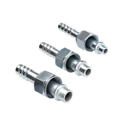 #6 #8 #10 Steel AC Barb Fitting Straight O-Ring Female Thread 5/8