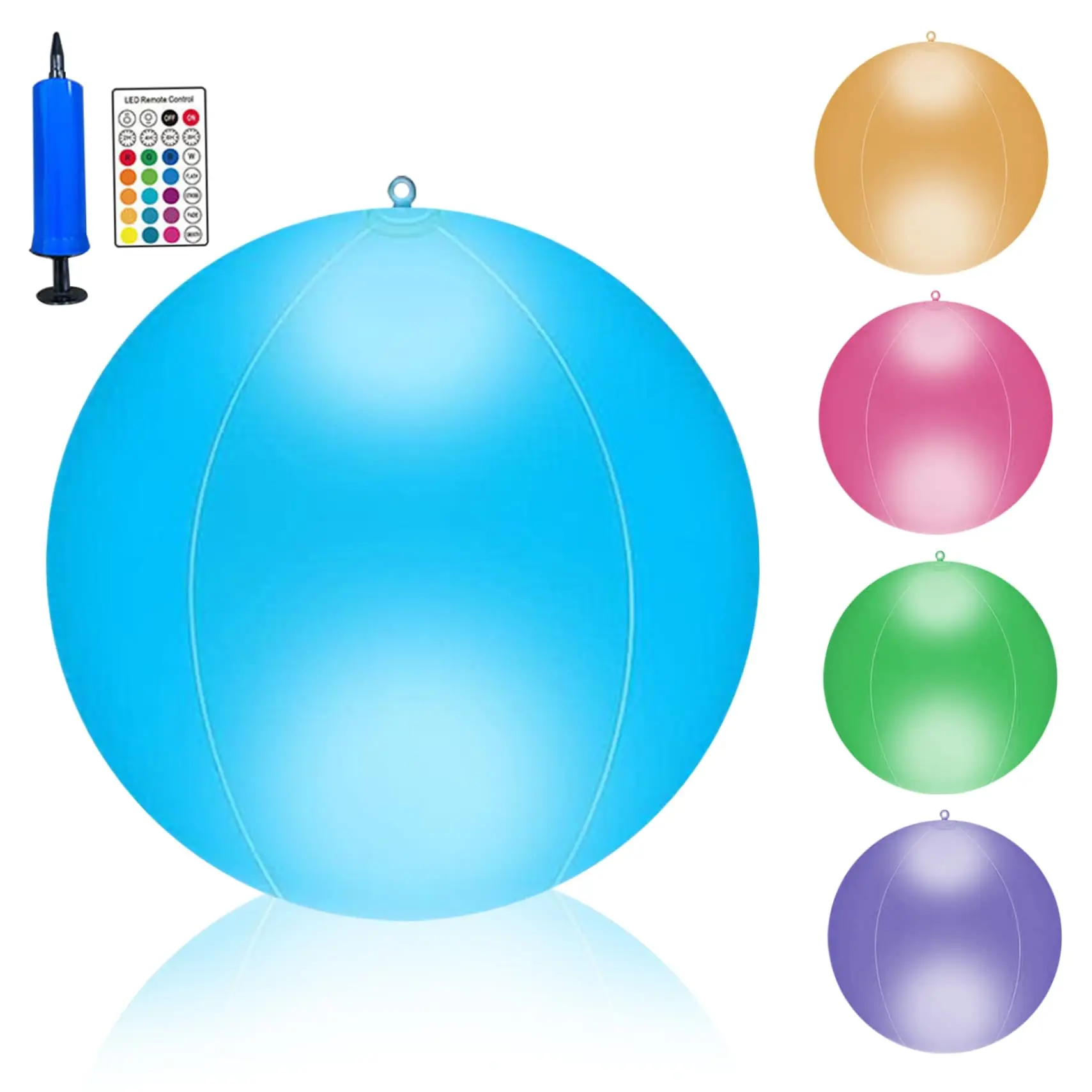 

Floating Pool Light 13.4 Inch Solar Pond Lights 16 RGB Color Changing with Remote Control for Kids Light up Dimmable Ball Decor