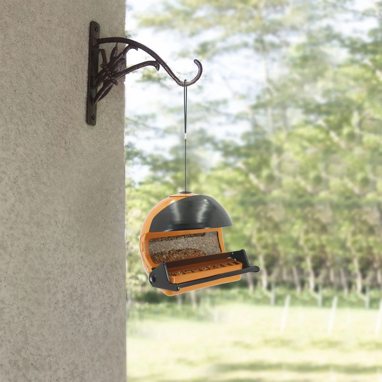 

STLF Outdoor Leak Proof Durable Hanging Solid Iron Bird Feeder for Pigeons