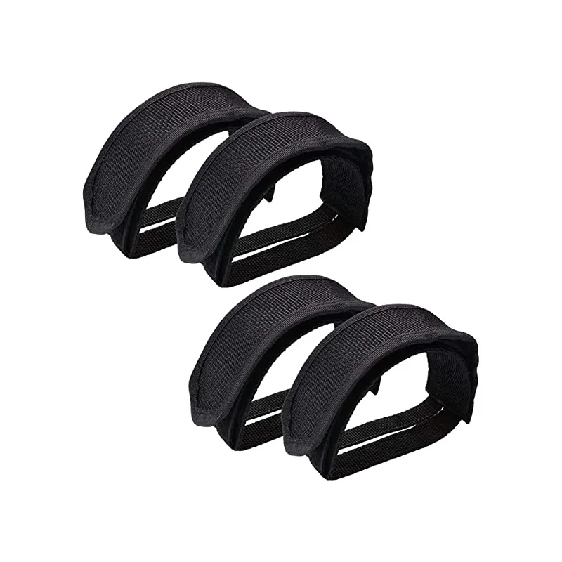 1Pair Nylon Bicycle Pedal Straps Toe Clip Foot Strap Belt Adhesive Bicycle Pedals Fixed Gear Road Bike Parts MTB Accessories