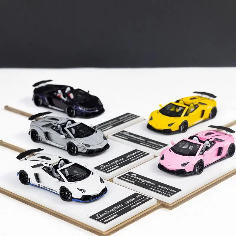 

FW масштаб 1:64 LB Lamborghini LP700 трансформируемый широкий корпус модифицированная модель автомобиля из смолы Коллекционная игрушка в подарок сувенирный дисплей орнамент