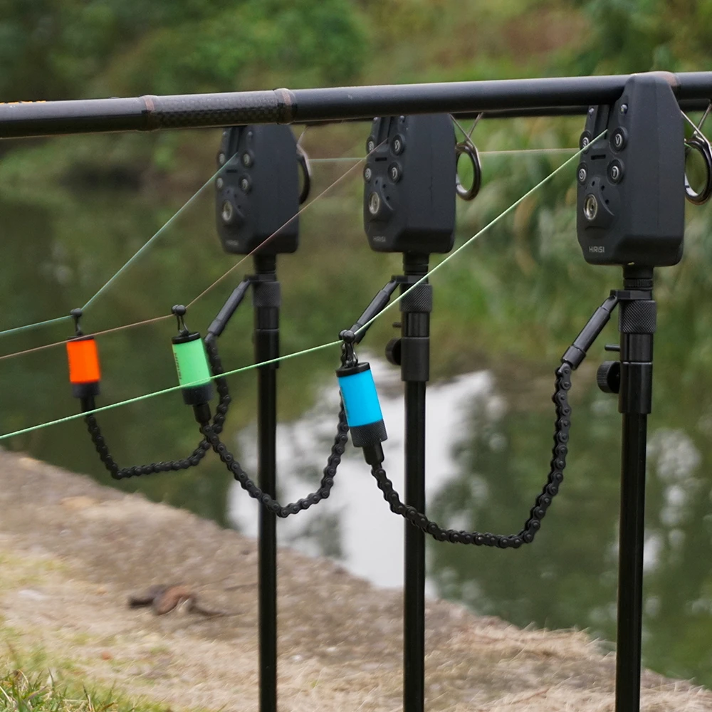 Hirisi Carp Fishing Swingers Set in Box for Fishing Alarms Bite Indicator B2004 for Carp Coarse Fishing Accessories